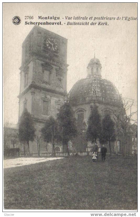 2766 - MONTAIGU - SCHERPENHEUVEL - Vue Latérale Et Postérieure De L'Eglise - Buitenzicht Der Kerk - Scherpenheuvel-Zichem