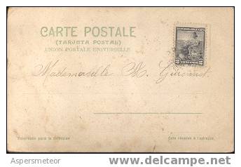 "CHICOS JUGANDO CON PELOTA" 1900s RARISIME TOP CARTE VOYAGEE VIAJADA - Andere & Zonder Classificatie