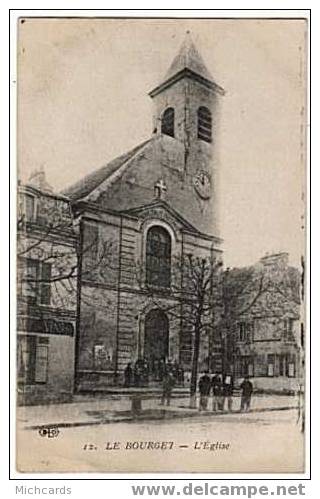 CPA 93 LE BOURGET - L Eglise - Le Bourget