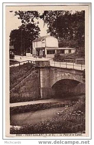 CPA 93 VERT GALANT - Le Pont Et Le Canal (Cafe Tabac) - Tremblay En France