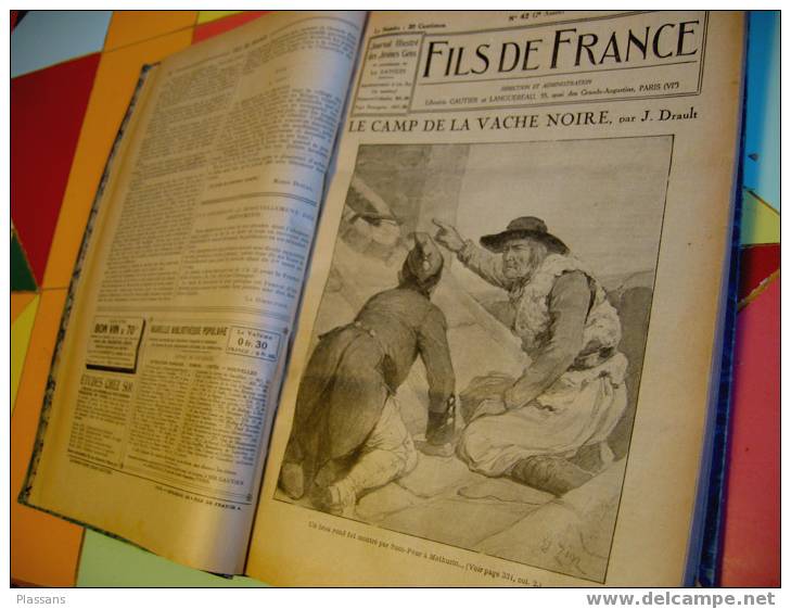 FILS De FRANCE . Journal Illustré Des Jeunes Gens- 1922 - Testi Generali