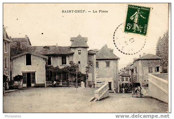 ST CHEF  1910   LA PLACE - Saint-Chef