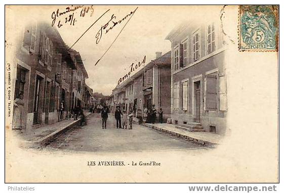 LES AVENIERES   GRAND RUE  1905 - Les Avenières