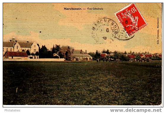 MARCHENOIR  VUE GENERALE  1910   634 HAB - Marchenoir