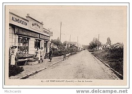 CPA 93 LE VERT GALANT - Rue De Lorraine - Tremblay En France