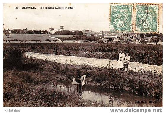 BRIOUDE   VUE GENERALE  1905 - Brioude