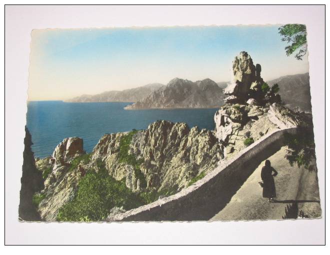 ( 248 ) -1- Carte Postale Sur Corse Les Calanche De Piana  Et Le Golfe De Port - Corse