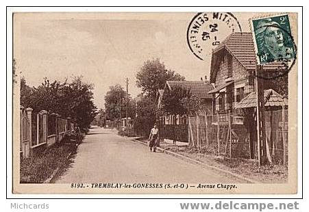 CPA 93 TREMBLAY LES GONESSES - Avenue Chappe - Tremblay En France