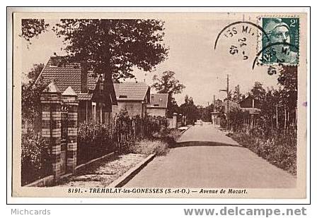 CPA 93 TREMBLAY LES GONESSE - Avenue De Mozart - Tremblay En France