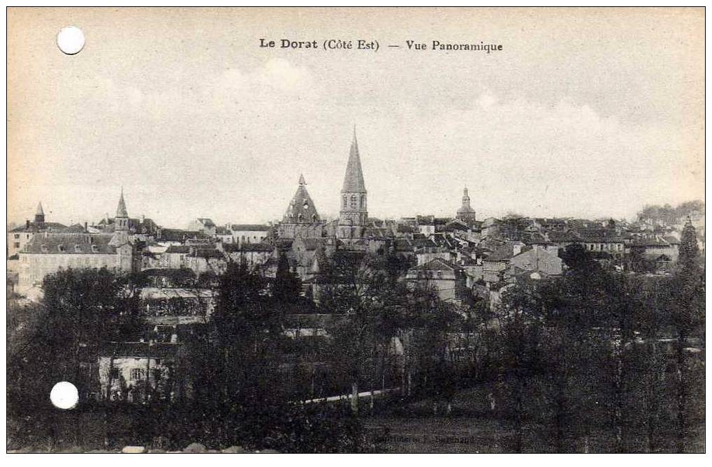 87 LE DORAT Vue Générale, Panoramique, Coté Est, Ed Surenaud, 191? - Le Dorat