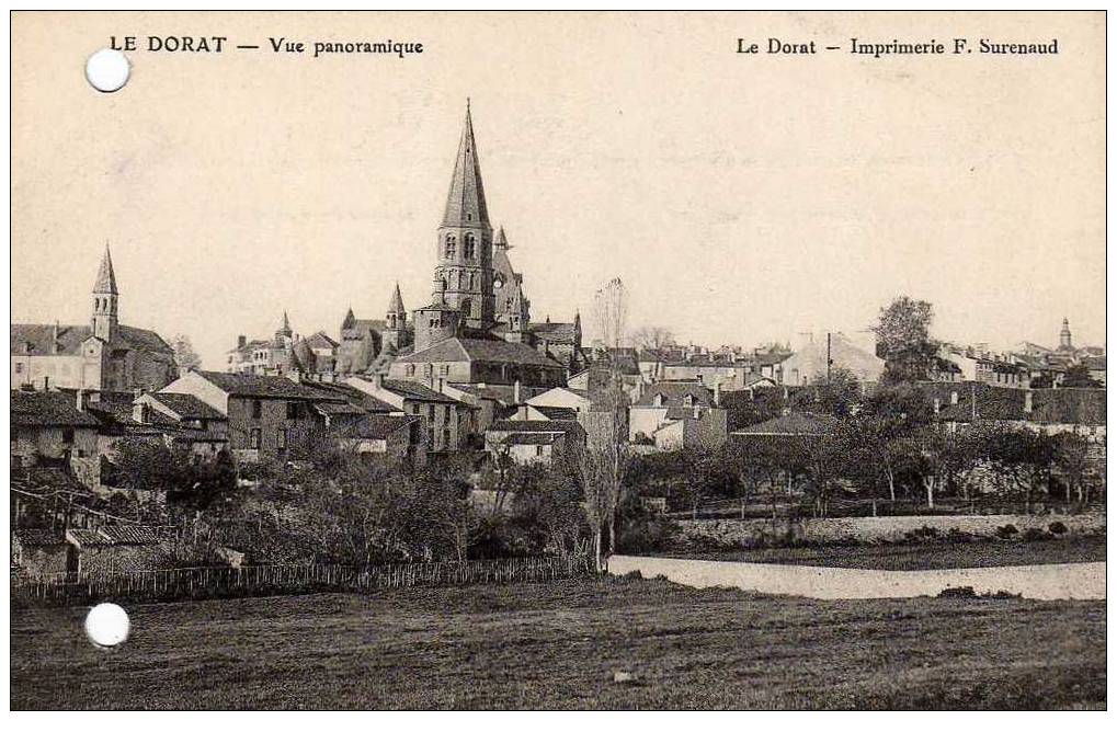 87 LE DORAT Vue Générale, Panoramique, Ed Surenaud, 190? - Le Dorat