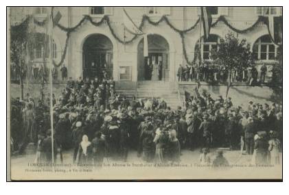 LORQUIN Réception De Son Altesse Le Statthalter D'Alsace-Lorraine à L'occasion De L'inauguration Des Fontaines (Hartmann - Lorquin