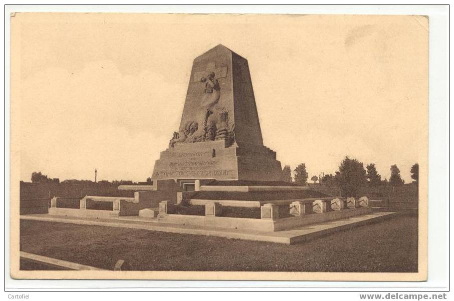 Steenstraete: Monument Aux Lorts Du 418e Régiment D'infanterie Français - Langemark-Pölkapelle