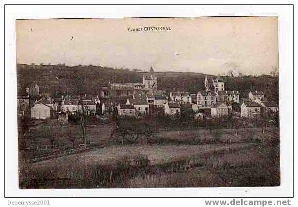 Mar7   9512300 Chaponval   Commune D'auvers Sur Oise   Vue Générale - Auvers Sur Oise