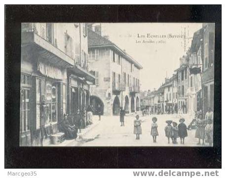 13222 Les Echelles Les Arcades édit.C.n°51 Animée Magasin  Bazar Belle Carte - Les Echelles
