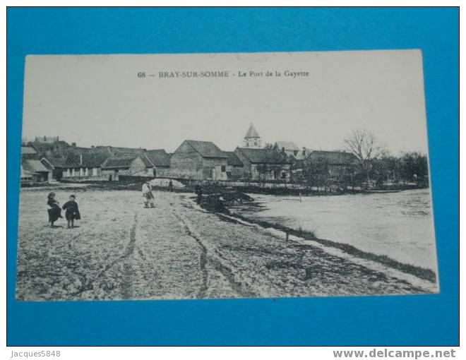 80) Bray Sur Sommes - Le Port De La Gayette  - N° 68  -année  -  EDID  Lelong - Bray Sur Somme