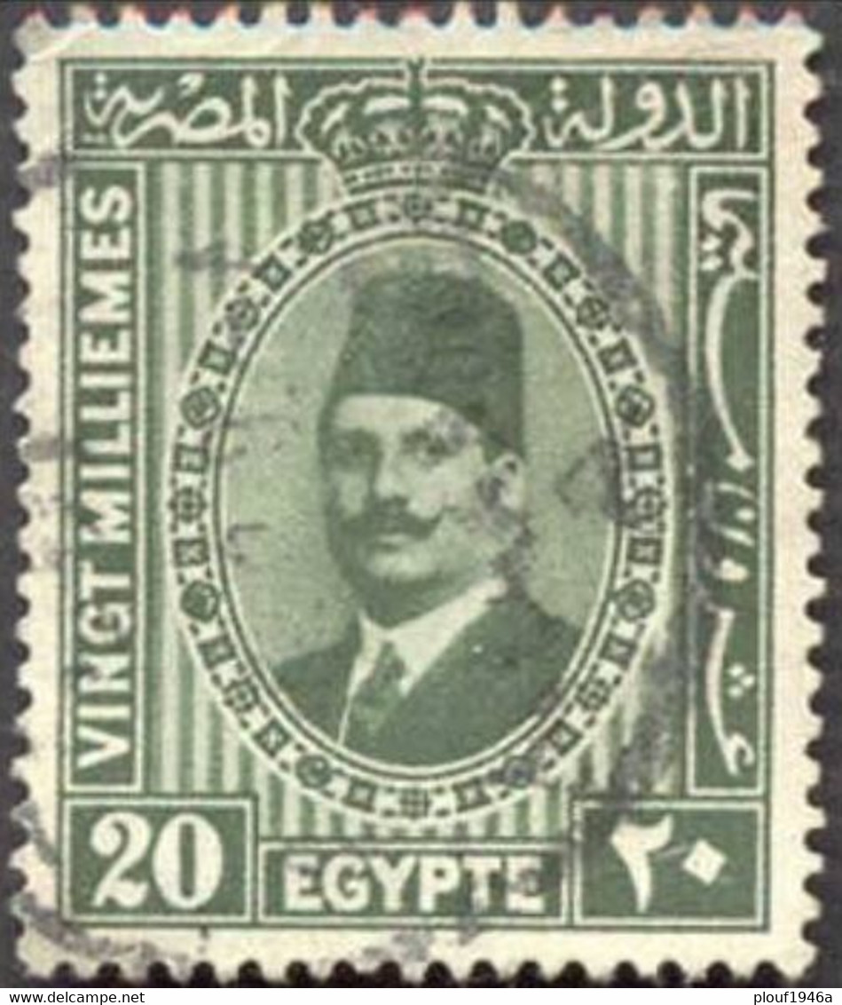 Pays : 160,3 (Egypte : Royaume (Fouad Ier)   Yvert Et Tellier N° :   125 (o) - Used Stamps
