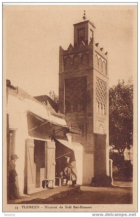 CPA De Tlemcen ( Algérie ) Minaret De Sidi Bel-Hassen - Tlemcen