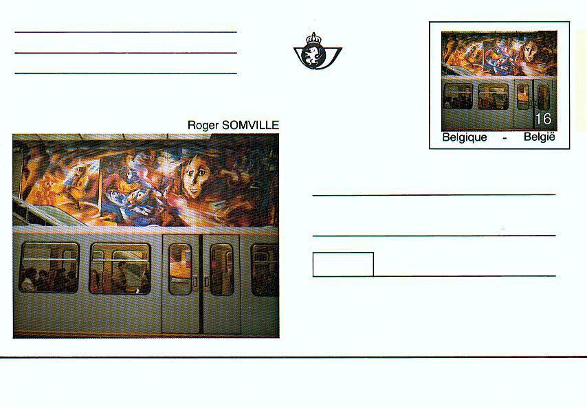 40046 - Carte Ca Bk 46 -   Notre Temps De Roger Somville - Cartoline Illustrate (1971-2014) [BK]