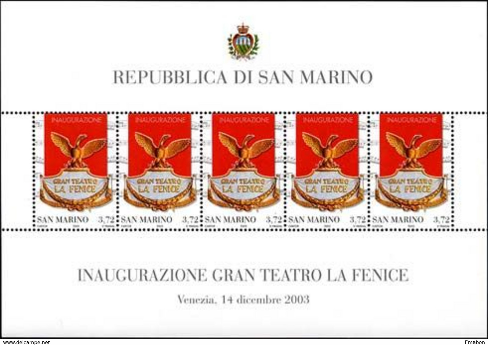 REPUBBLICA DI SAN MARINO  ANNATA COMPLETA 2003 - VALORI 37 + 5 BF - NUOVI MNH ** - Annate Complete