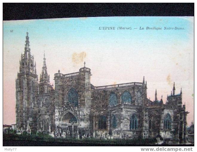 CPA 51 L´EPINE - Basilique Notre Dame. - L'Epine