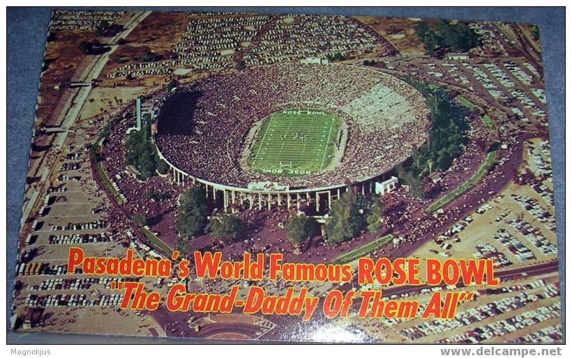 Pasadena,Rose Bowl,Rugby,American Football,Stadium, Postcard,USA - Rugby