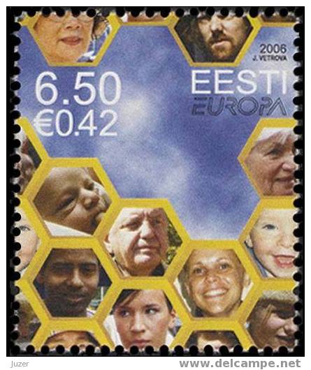 Estonia 2006. Europa CEPT, Immigrant Integration - 2006