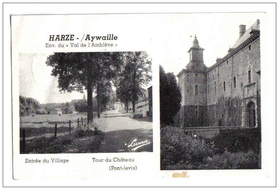 4078 - Harzé/ Aywaille - Entrée Du Village - Tour Du Château - Aywaille