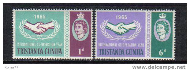 664 - TRISTAN DA CUNHA 1965 , International Cooperation Year  *** - Tristan Da Cunha