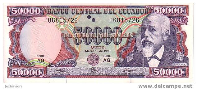 EQUATEUR   50 000 Sucres   Daté Du 10-03-1999   Pick 130b     ***** BILLET  NEUF ***** - Ecuador