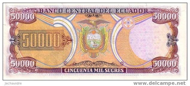 EQUATEUR   50 000 Sucres   Daté Du 10-03-1999   Pick 130b     ***** BILLET  NEUF ***** - Ecuador