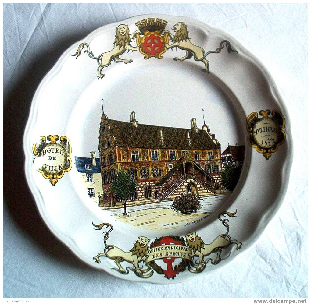 K § G Luneville - Assiette - Bord - Plate - AS 1619 - Lunéville (FRA)