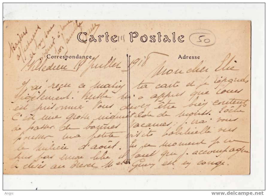 CPA----50---VILLEDIEU-LES-POELES----VILLEDIEU----LA SIENNE________  __ - Villedieu