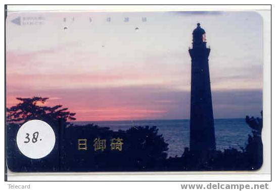 VUURTOREN LIGHTHOUSE LEUCHTTURM PHARE  FARO FAROL Op Telefoonkaart (38) - Lighthouses