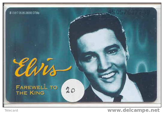 ELVIS PRESLEY Op Telefoonkaart (20) - Characters