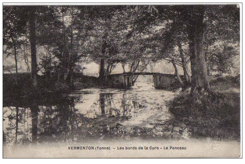 Vermenton-les Bords De La Cure-le Ponceau Cpa Bon état - Vermenton