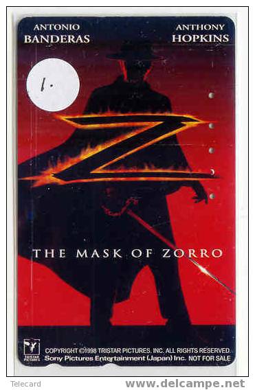 ZORRO Op Telefoonkaart Japan (1) - Personen