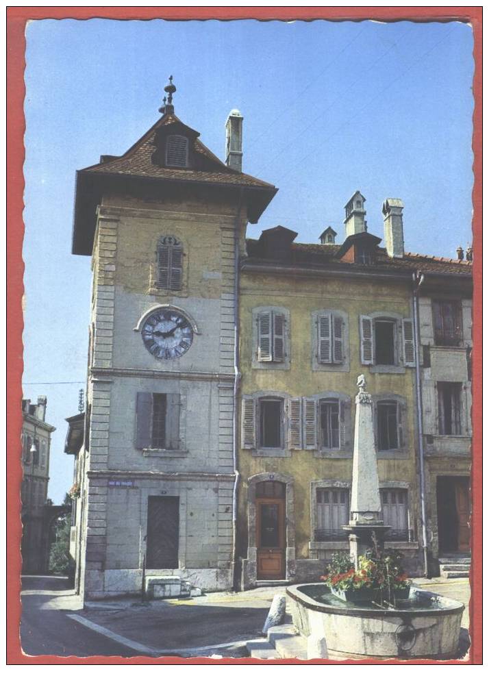 NYON PLACE TILLEUL HORLOGE CPSM Ed BOVEY / TTB+ ¤ SUISSE SWITZLERAND SCHWIEZ ZWITSERLAND SVIZZERA C3671 - Nyon