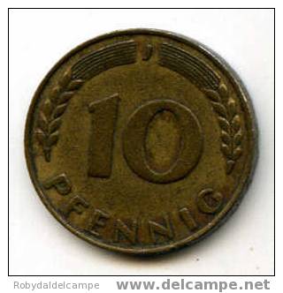 R.F.TEDESCA - 10 Pfennig Ottone - 1949 - Riforma Monetaria - 10 Pfennig