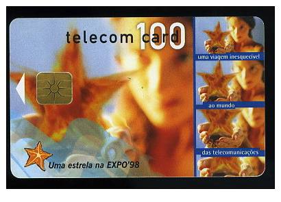 Télécarte PORTUGAL Expo 98 Exposition Mondiale De Lisbonne Phonecard Lisbon World Expo 98 - Portugal