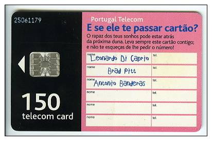 Télécarte PORTUGAL Phonecard - Portugal