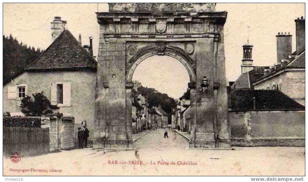 10 BAR SUR SEINE Porte De Châtillon  1906 - Bar-sur-Aube