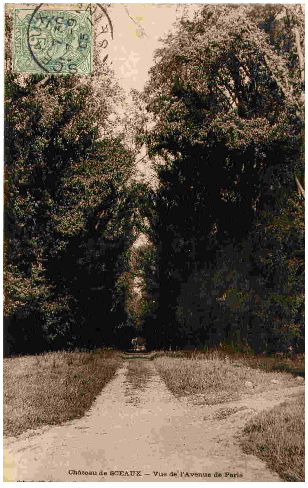 Chateau De SCEAUX - Vue De L'avenue De Paris - Sceaux