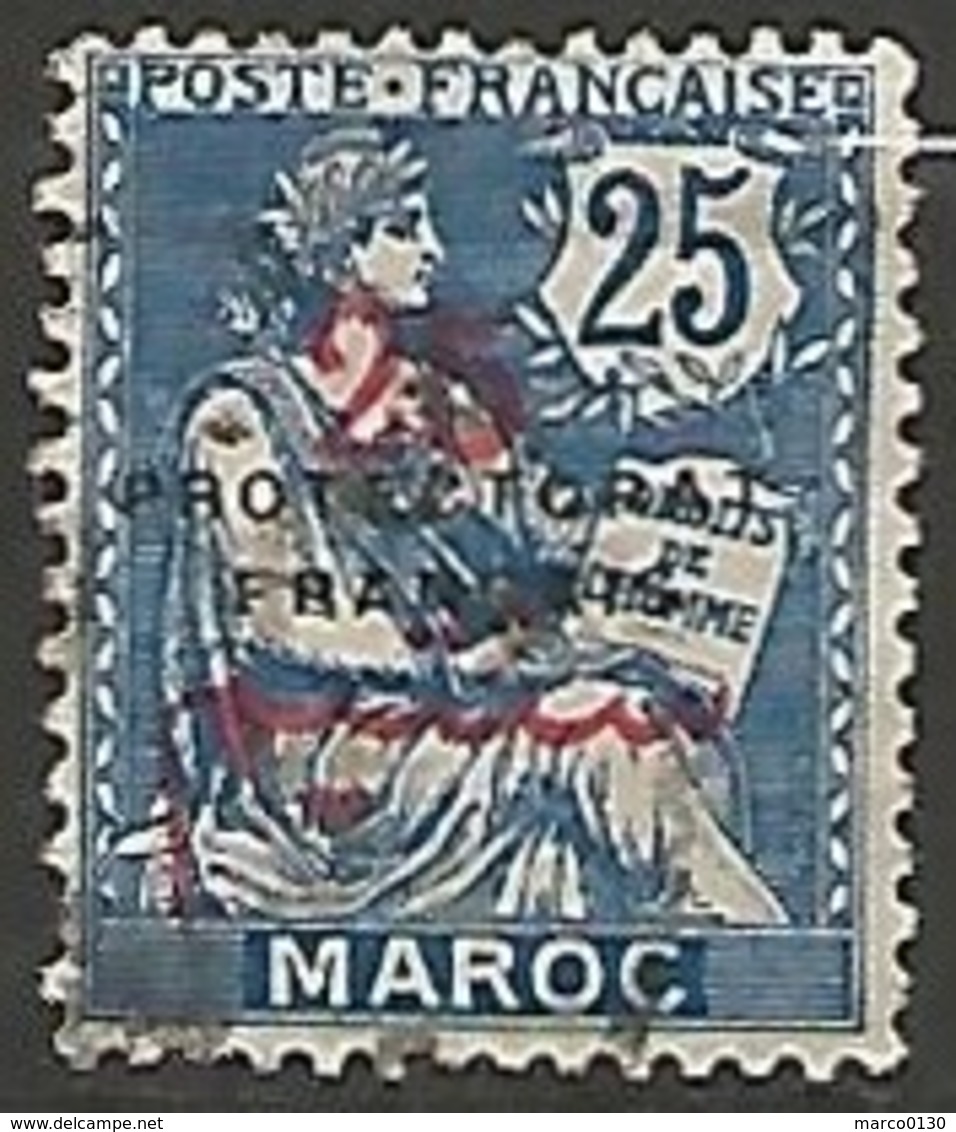 MAROC N° 44 OBLITERE - Gebruikt