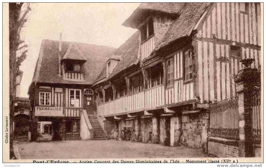 14 PONT L'EVEQUE Couvent Des Dames Dominicaines De L'Isle - Pont-l'Evèque