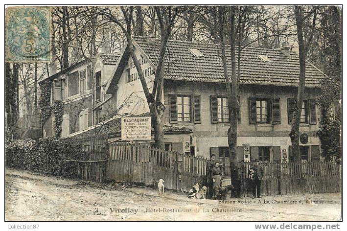 78 - YVELINES - VIROFLAY - HOTEL RESTAURANT " A LA CHAUMIERE " - MAISON De L'EDITEUR M° REDDE - Viroflay