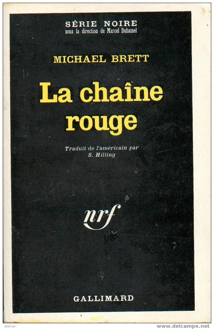 N° 1287 - EO 1969 - BRETT - LA CHÂINE ROUGE - Série Noire
