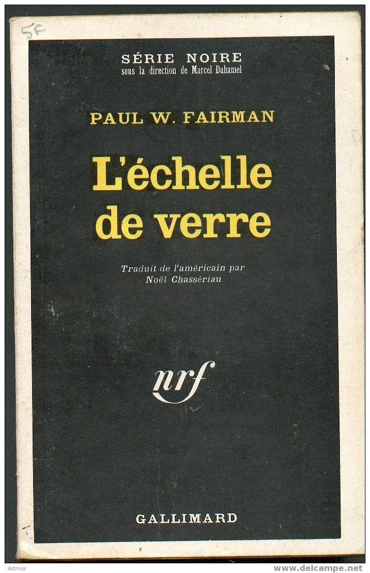 N° 1242 - EO 1968 - FAIRMAN - L'ECHELLE DE VERRE - Série Noire