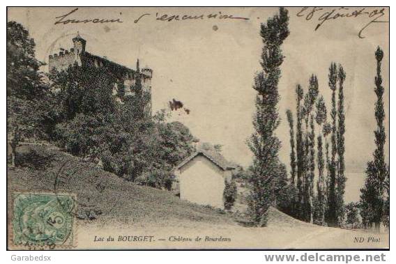 CPA Du Lac Du BOURGET - Château De Bourdeau. - Le Bourget Du Lac