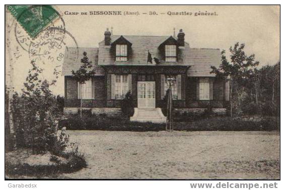 CPA Du Camp De SISSONNE - Quartier Générale. - Sissonne